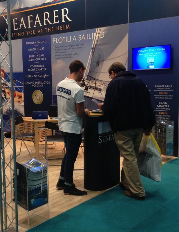 Seafarer at the London Boat Show 2016 photo copyright Hyde Sails taken at  and featuring the  class