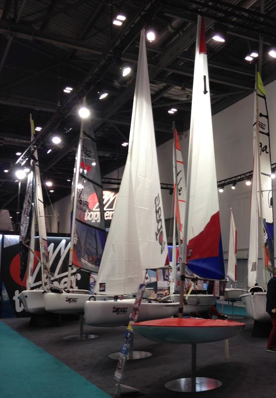 Topper at the London Boat Show 2016 photo copyright Hyde Sails taken at  and featuring the  class