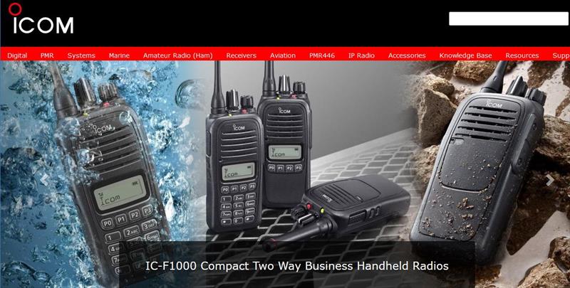 Icom UK's new website photo copyright ICOM UK taken at  and featuring the  class