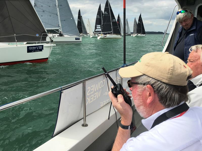 ICOM UK continues its support of Cowes Week photo copyright ICOM UK taken at Cowes Combined Clubs and featuring the  class