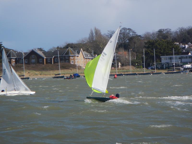 Illusion Easter racing at Bembridge photo copyright Mike Samuelson taken at Bembridge Sailing Club and featuring the Illusion class
