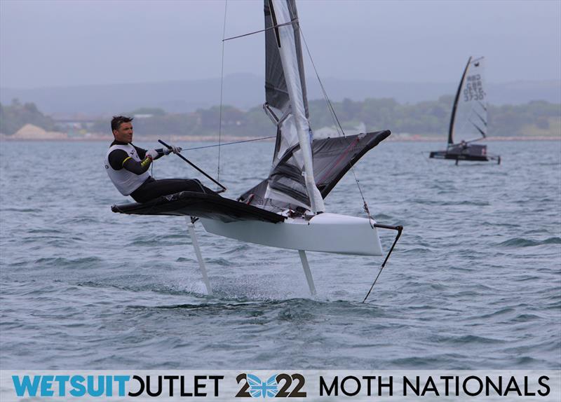 Day 1 of the 2022 Wetsuit Outlet UK Moth Class Nationals at the WPNSA photo copyright Mark Jardine / IMCA UK taken at Weymouth & Portland Sailing Academy and featuring the International Moth class