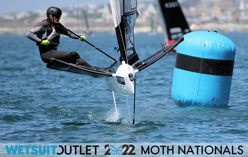 Day 2 of the 2022 Wetsuit Outlet UK Moth Class Nationals at the WPNSA photo copyright Mark Jardine / IMCA UK taken at Weymouth & Portland Sailing Academy and featuring the International Moth class