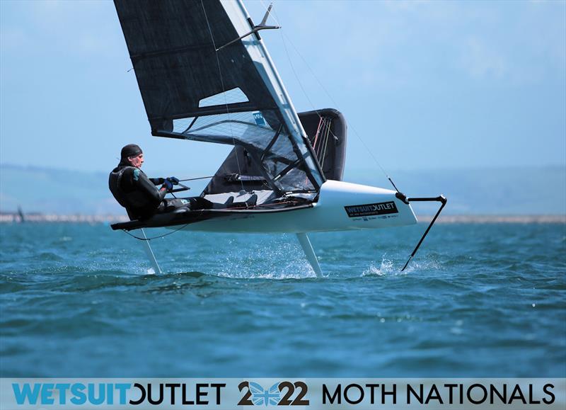 Day 3 of the 2022 Wetsuit Outlet UK Moth Class Nationals at the WPNSA photo copyright Mark Jardine / IMCA UK taken at Weymouth & Portland Sailing Academy and featuring the International Moth class