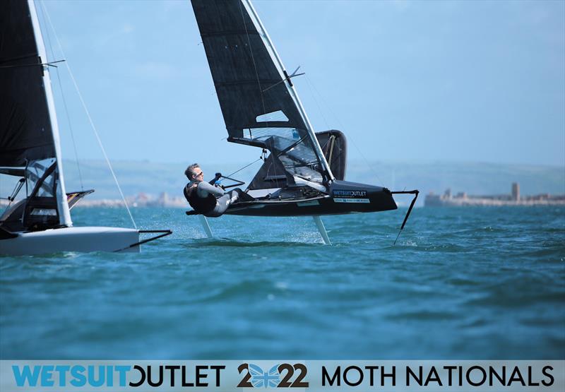 Day 3 of the 2022 Wetsuit Outlet UK Moth Class Nationals at the WPNSA photo copyright Mark Jardine / IMCA UK taken at Weymouth & Portland Sailing Academy and featuring the International Moth class