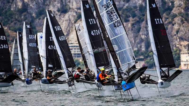 Foiling Week photo copyright Martina Orsini / WeAreFoiling Media taken at  and featuring the International Moth class
