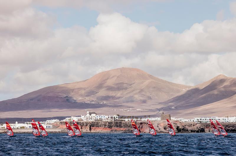Third day of the Lanzarote International Regatta in Marina Rubicon photo copyright Sailing Energy taken at  and featuring the iQFoil class