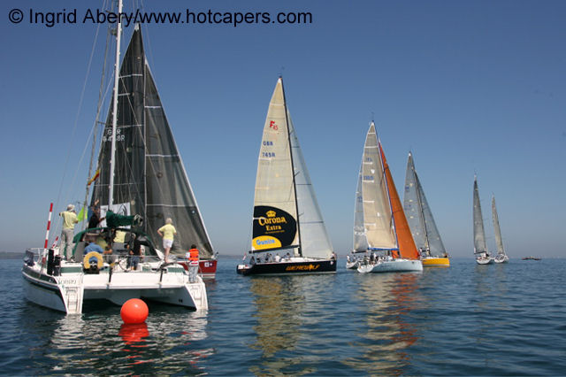 Light conditions dominated the opening day of Cork Week at Crosshaven photo copyright Ingrid Abery / www.hotcapers.com taken at Royal Cork Yacht Club and featuring the IRC class