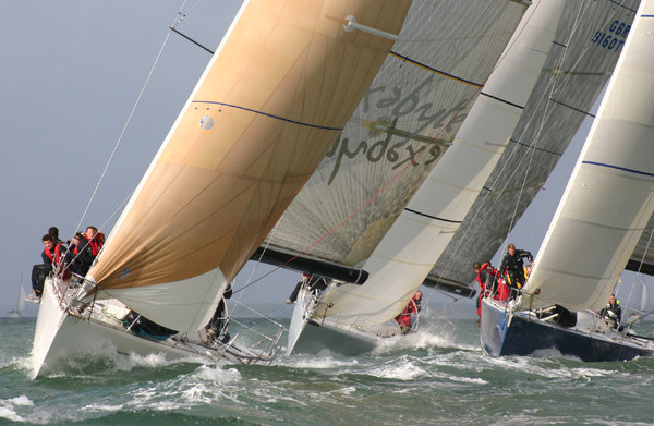 A windy weekend for the Vice Admiral’s Cup at Cowes photo copyright Fiona Brown taken at  and featuring the IRC class