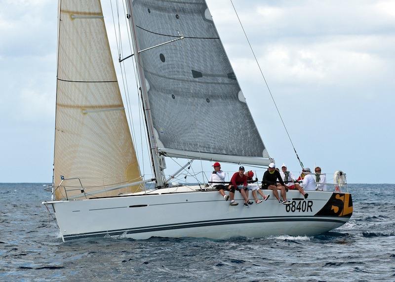 Lancelot during the Mount Gay Round Barbados Coastal Race Series 2015 photo copyright Peter Marshall / MGRBR taken at Barbados Cruising Club and featuring the IRC class
