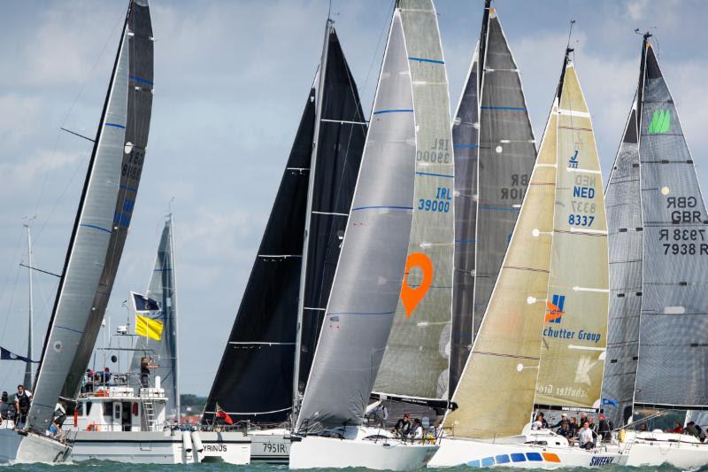 The start of IRC Two on day 2 of the RORC IRC National Championship photo copyright Paul Wyeth / www.pwpictures.com taken at Royal Ocean Racing Club and featuring the IRC class
