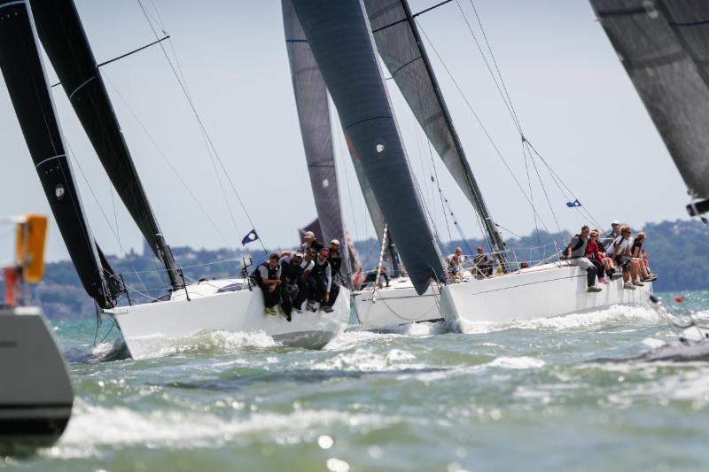 Simon Henning's Mumm 36, Alice is the new class leader in IRC Two on day 2 of the RORC IRC National Championship photo copyright Paul Wyeth / www.pwpictures.com taken at Royal Ocean Racing Club and featuring the IRC class