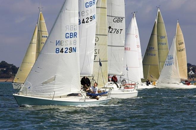 Double Handed Racing Start photo copyright Royal Southampton YC taken at Royal Southampton Yacht Club and featuring the IRC class