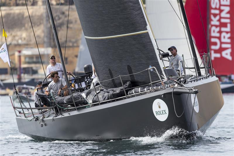 Jens Kellinghusen's VARUNA VI (GER) at the start of the Rolex Middle Sea Race photo copyright Rolex / Carlo Borlenghi taken at Royal Malta Yacht Club and featuring the IRC class