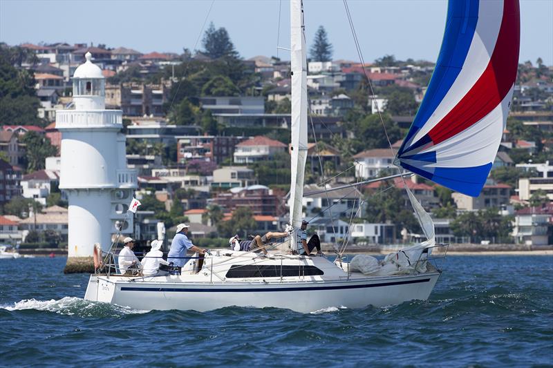 Centaurius during the Cavalier 28 NSW Championship on day 1 of the Sydney Harbour Regatta photo copyright Andrea Francolini taken at Middle Harbour Yacht Club and featuring the IRC class