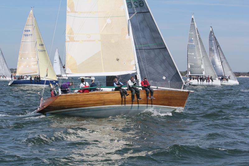 Phil Farrand's Humphreys 40, Old Mother Gun was racing in IRC 1 at the Royal Southern Yacht Club Harken May Regatta photo copyright Phil Riley taken at Royal Southern Yacht Club and featuring the IRC class
