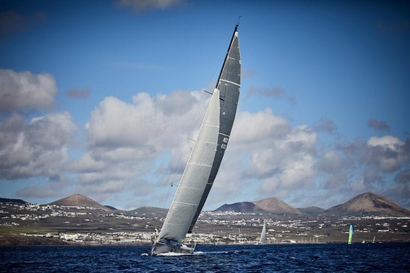 Currently leading the IRC fleet for overall prize of the RORC Transatlantic Race Trophy, after IRC time correction, Arco Van Nieuwland & Andries Verde's Dutch Marten 72 Arago photo copyright RORC / James Mitchell taken at  and featuring the IRC class