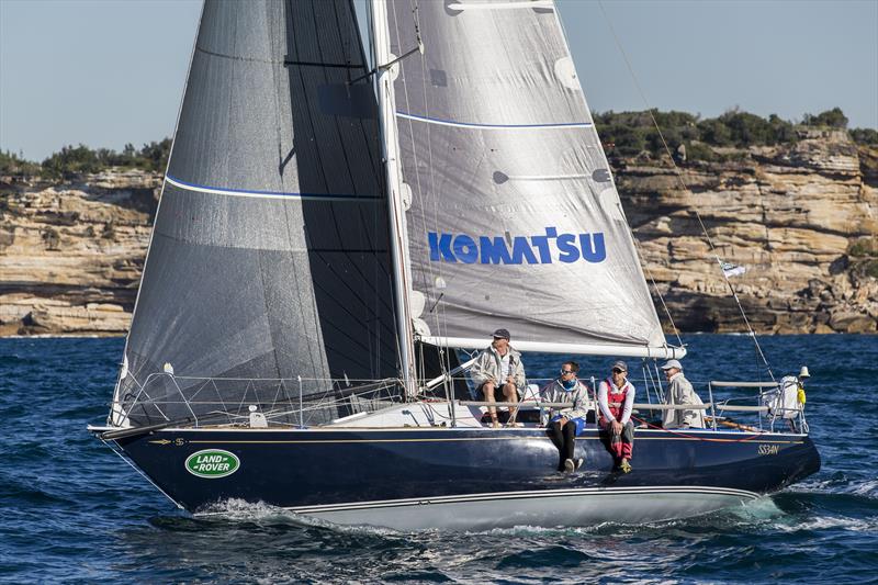 Komatuso Azzurro takes the overall win in the Land Rover Sydney Gold Coast Yacht Race 2017 photo copyright Andrea Francolini taken at Cruising Yacht Club of Australia and featuring the IRC class