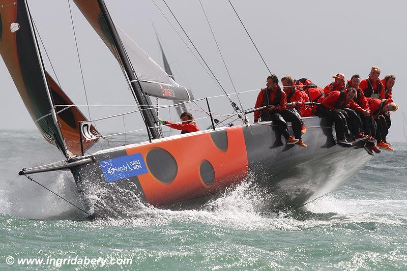 A very windy day 6 at Lendy Cowes Week 2017 photo copyright Ingrid Abery / www.ingridabery.com taken at Cowes Combined Clubs and featuring the IRC class