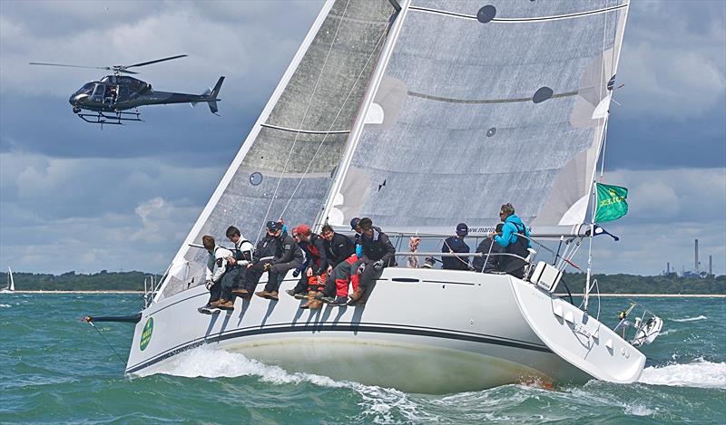 Magnificent conditions for the start of the 2017 Rolex Fastnet Race photo copyright Tom Hicks / www.solentaction.com taken at Royal Ocean Racing Club and featuring the IRC class