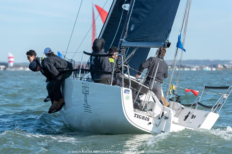 Week 4 of the HYS Hamble Winter Series photo copyright Shaun Roster taken at Hamble River Sailing Club and featuring the IRC class