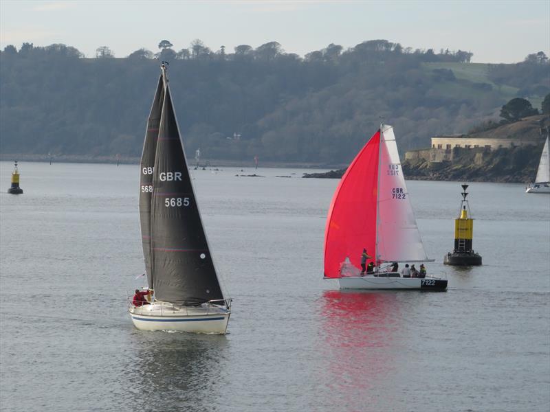 Plymouth Last Minute New Year's Day Race photo copyright Nicola Davies taken at Royal Western Yacht Club, England and featuring the IRC class