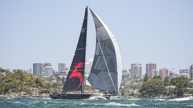 Beau Geste heading to the finish line in yesterday's SOLAS race photo copyright Beth Morley / www.sportsailingphotography.com taken at Cruising Yacht Club of Australia and featuring the IRC class