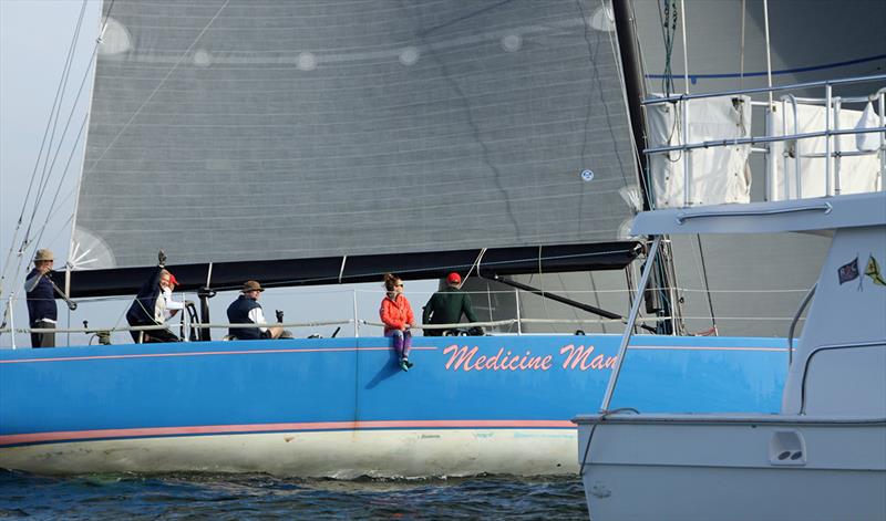 Bob Lane and his Andrews 63, Medicine Man won the Two Gates Pursuit Race  photo copyright Rick Roberts taken at Long Beach Yacht Club and featuring the IRC class