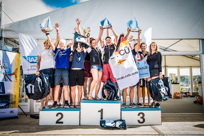 Podium - Youth SAILING Champions League 2018 photo copyright SCL / Lars Wehrmann taken at  and featuring the IRC class