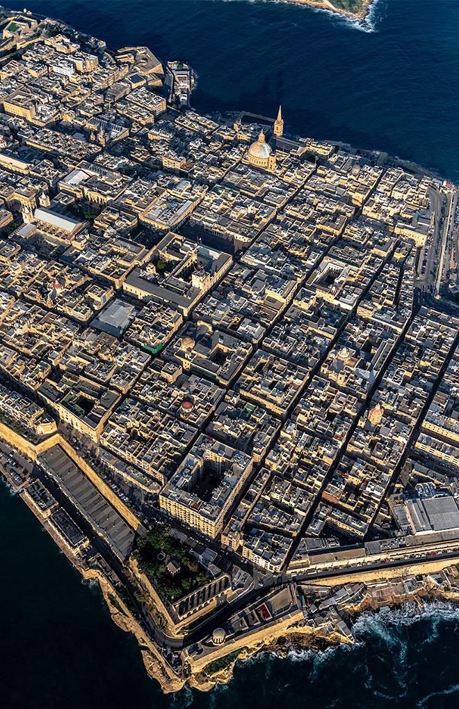 Aerial view of Valletta, European Capital of Culture for 2018 photo copyright Rolex / Kurt Arrig taken at Royal Malta Yacht Club and featuring the IRC class