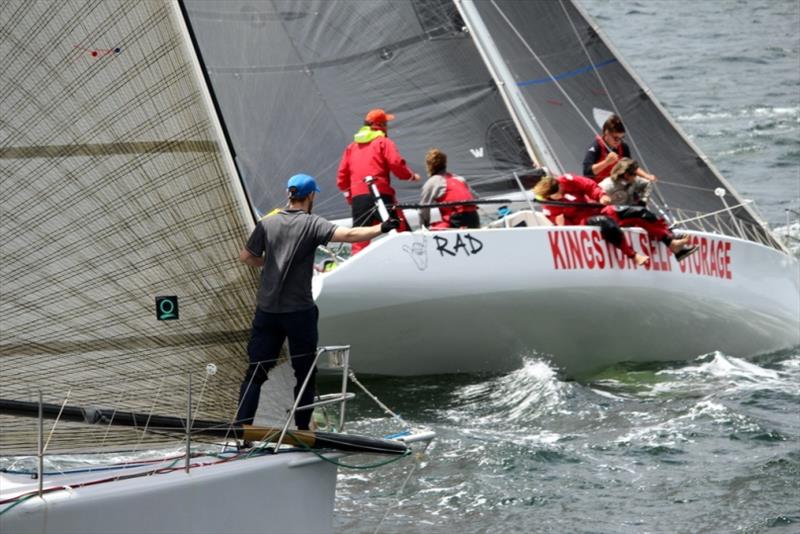 Start of Combined Clubs Inshore Series Inshore Series race on the Derwent today. - photo © Peter Watson