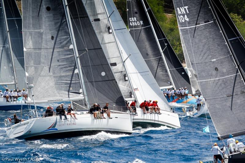 CSA 5 fleet during 2018 edition of the regatta - Antigua Sailing Week photo copyright Paul Wyeth / ASW taken at Antigua Yacht Club and featuring the IRC class