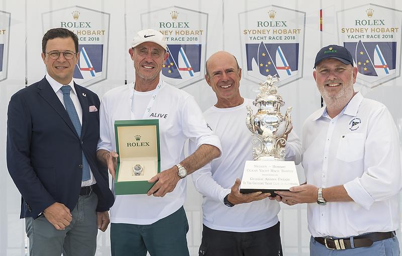 Prizegiving photo copyright Rolex / Studio Borlenghi taken at Cruising Yacht Club of Australia and featuring the IRC class
