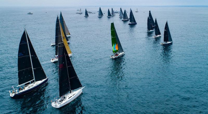 Second wave of 27 monohulls in 3 divisions starting off today in light air - Transpac 50 photo copyright Ronnie Simpson / Ultimate Sailing taken at Transpacific Yacht Club and featuring the IRC class