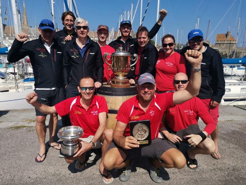 Ross Applebey's Oyster 48 Scarlet Oyster has won the Royal Ocean Racing Club Cowes-Dinard-St Malo Race photo copyright RORC taken at Royal Ocean Racing Club and featuring the IRC class