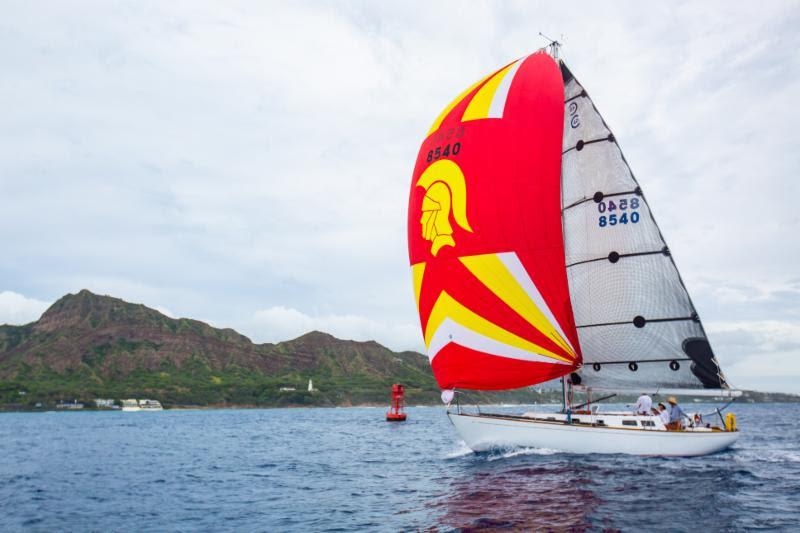 The Eddy Family's Callisto was first Cal 40 to finish at Transpac 50 photo copyright Emma Deardorf / Ultimate Sailing taken at Transpacific Yacht Club and featuring the IRC class