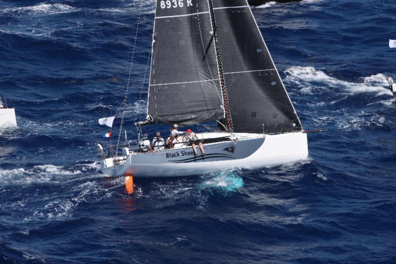 Trevor Middleton's Sun Fast 3600 Black Sheep - Rolex Fastnet Race photo copyright Tim Wright taken at Royal Ocean Racing Club and featuring the IRC class