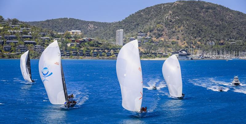 IRC Division 1 start - Day 3 - Hamilton Island Race Week, August 20, 2019 photo copyright Craig Greenhill / Saltwater Images taken at Hamilton Island Yacht Club and featuring the IRC class