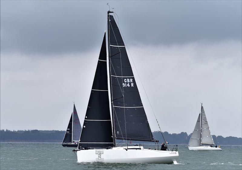 Tigris (Sun Fast 3600) during race 5 of the UK Double Handed Offshore Series photo copyright John Green taken at  and featuring the IRC class