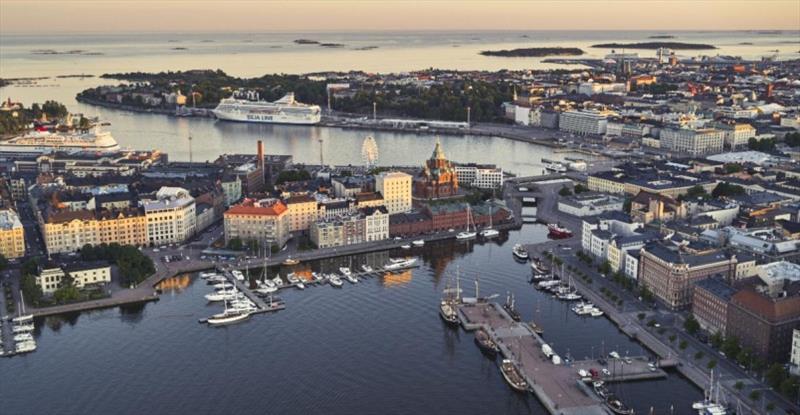 Competitors in the RORC Baltic Sea Race boats will be docked in the city centre of Helsinki (Katajanokka Harbour) photo copyright Kari Ylitalo / Helsinki Marketing taken at Royal Ocean Racing Club and featuring the IRC class