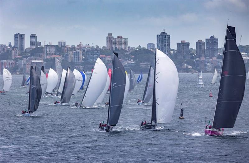 A fleet of 88 yachts is participating in the 2021 Rolex Sydney Hobart Yacht Race photo copyright Rolex / Andrea Francolini taken at Cruising Yacht Club of Australia and featuring the IRC class