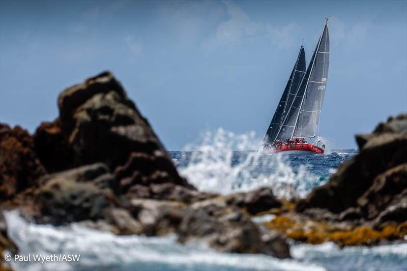 Scarlet Oyster enjoying the spectacular sailing conditions at Antigua Sailing Week photo copyright Paul Wyeth / pwpictures.com taken at Antigua Yacht Club and featuring the IRC class
