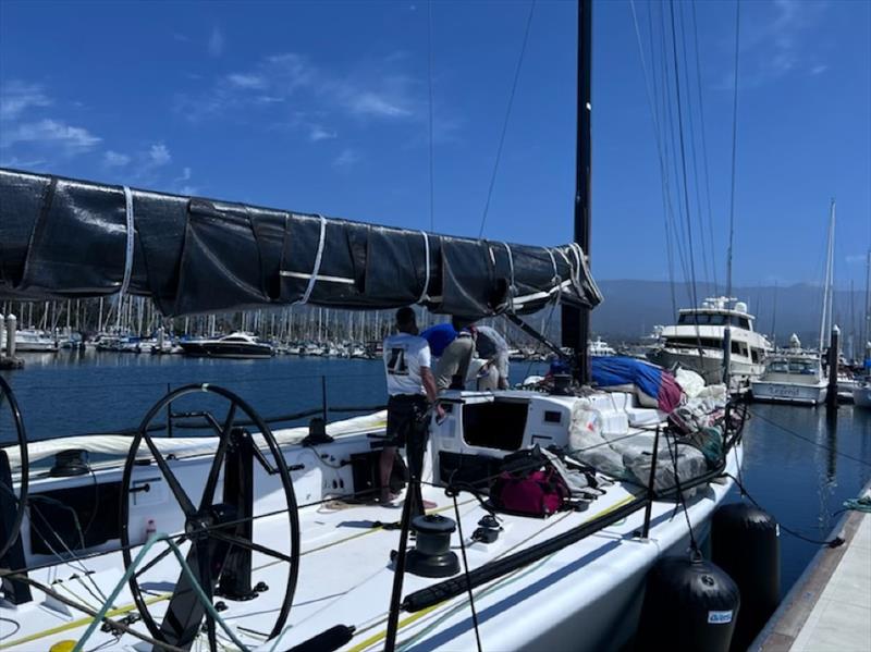 On board Saga - 2022 California Offshore Race Week photo copyright Sharon Green / Ultimate Sailing taken at San Diego Yacht Club and featuring the IRC class