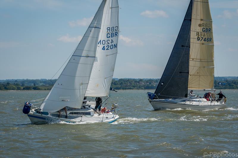 Medway Yacht Club Keelboat Regatta 2022 photo copyright Paul Babington taken at Medway Yacht Club and featuring the IRC class