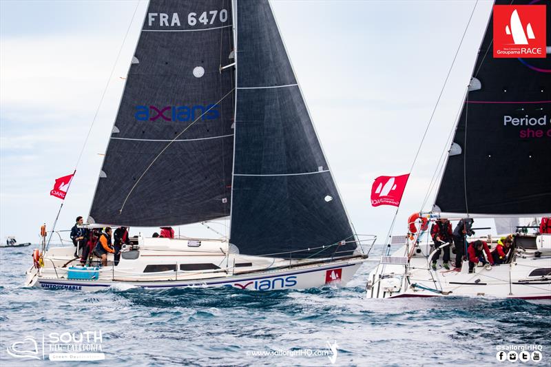 There are battles throughout the fleet - 2022 Groupama Race, day 4 photo copyright Nic Douglass @sailorgirlHQ taken at Cercle Nautique Calédonien and featuring the IRC class