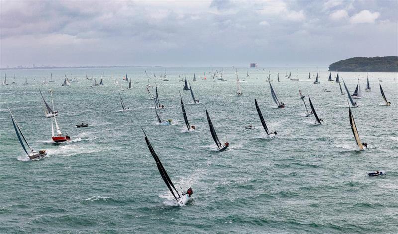 A giant, record-breaking fleet will race to Cherbourg-en-Cotentin from Cowes in the 50th edition of the Rolex Fastnet Race next summer photo copyright Carlo Borlenghi / Rolex taken at Royal Ocean Racing Club and featuring the IRC class