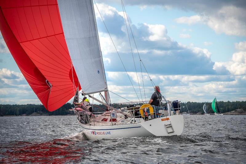 Two-Handers Paer Lindfors & Nadine Kugel on their Albin Nova Team Mobline are currently leading IRC Two  - photo © Team Mobline