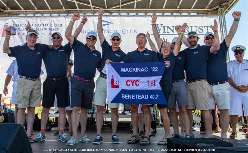 2022 Chicago Yacht Club Race to Mackinac day 5 photo copyright Stephen R Cloutier taken at Chicago Yacht Club and featuring the IRC class