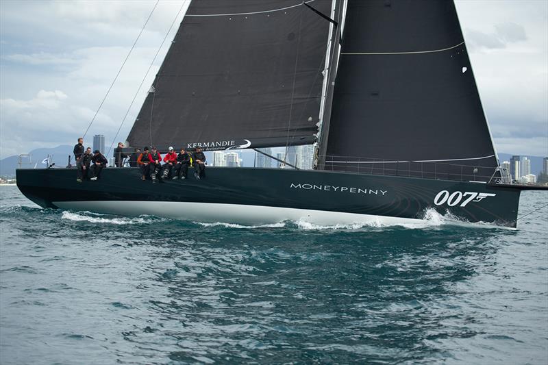 Moneypenny finishes the 2022 Noakes Sydney Gold Coast Yacht Race photo copyright Noakes Sydney Gold Coast taken at Cruising Yacht Club of Australia and featuring the IRC class
