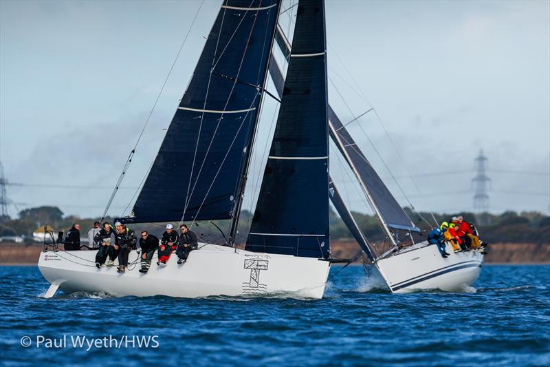 Tigris during 2022 Hamble Winter Series week 4 photo copyright Paul Wyeth / HWS taken at Hamble River Sailing Club and featuring the IRC class